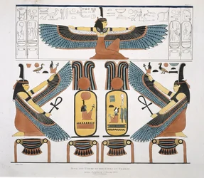 Mural from the Tombs of the Kings at Thebes, discovered by G. Belzoni, plate 3 from 